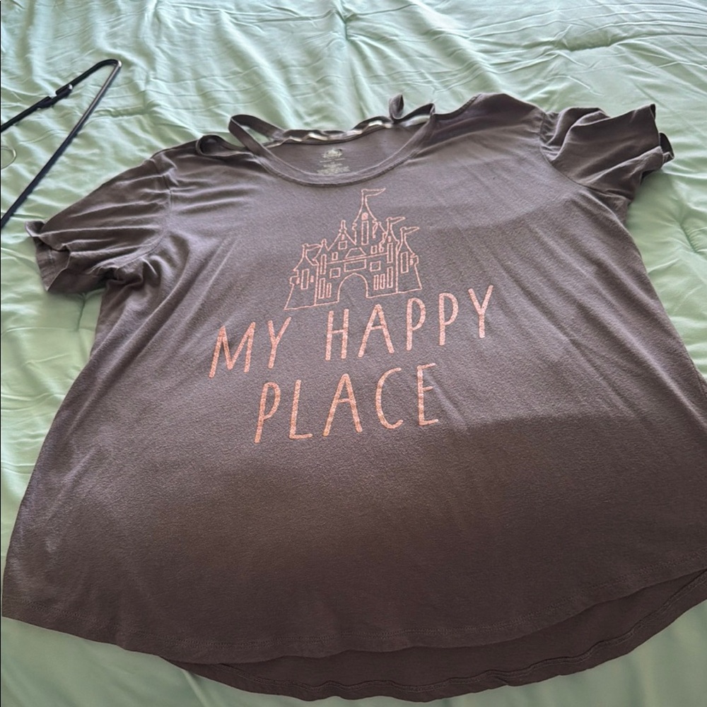 Disney Brown Tank with Subtle Logo Detail